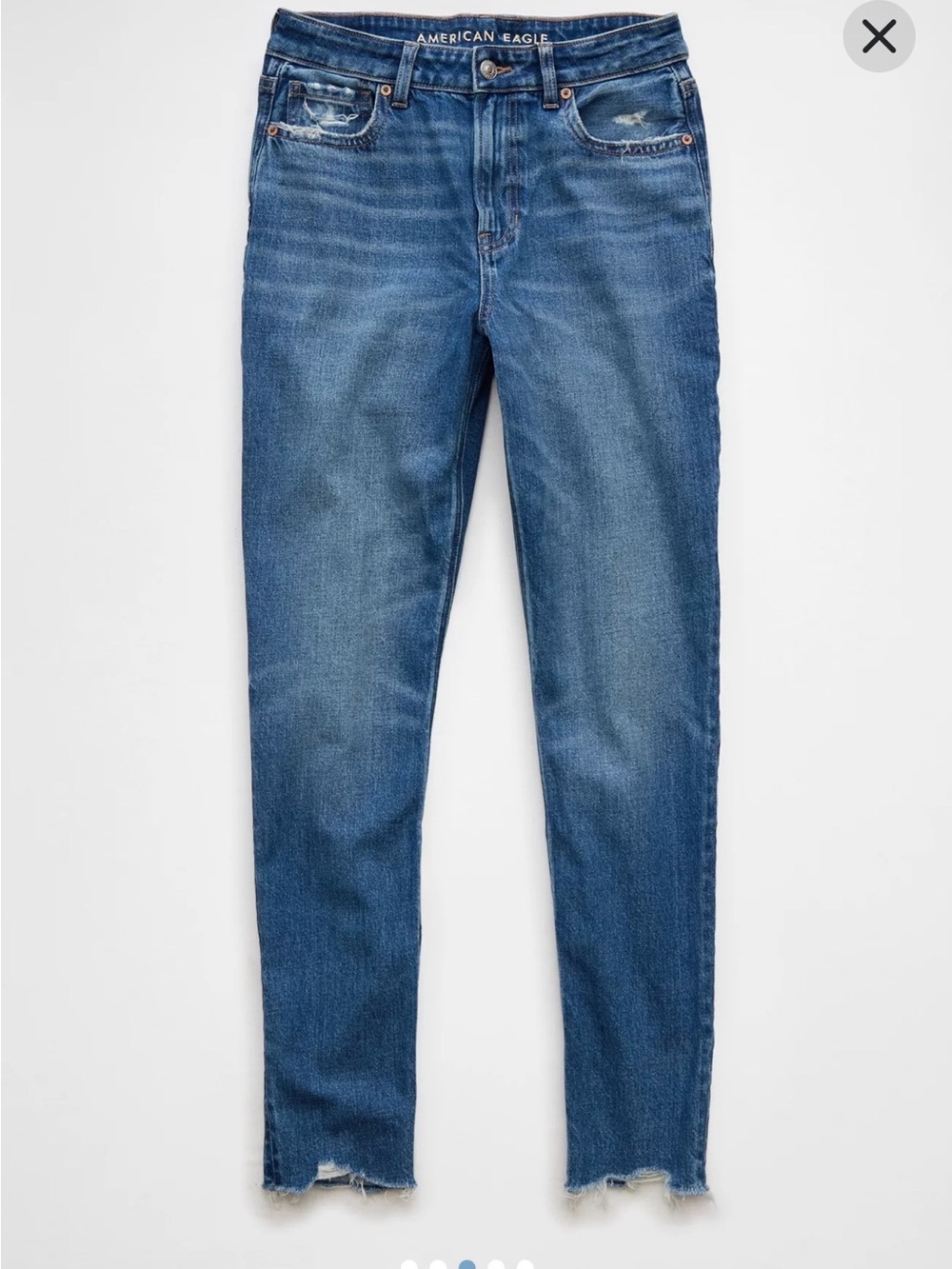 American Eagle AE Strigid Mom Jean Jeans - Blue